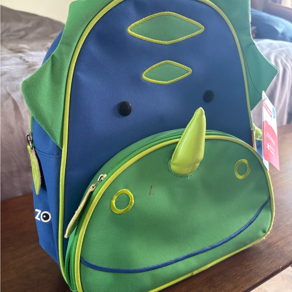 Skip Hop Zoo dinosaur backpack Kids blue